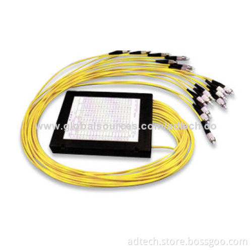 Fiber-optic PLC Splitter with Low-insertion Loss and Low-PDL Features